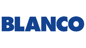 Blanco logo white with transparent background